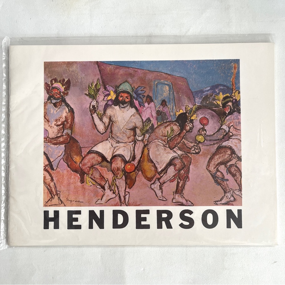 Henderson - Artist Coffee Table Booklet - art of the Southwest. Paintings.